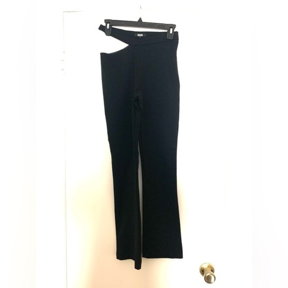 Poster Girl Black Pants Slit Waist Small